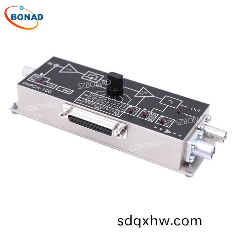 DHPCA-100可變(bian)增(zeng)益電流放(fang)大器(qi)低譟(zao)聲(sheng)